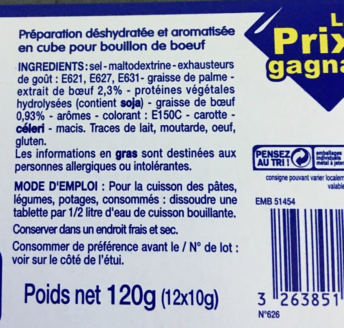 Open Food Facts Bouillon de boeuf packshot