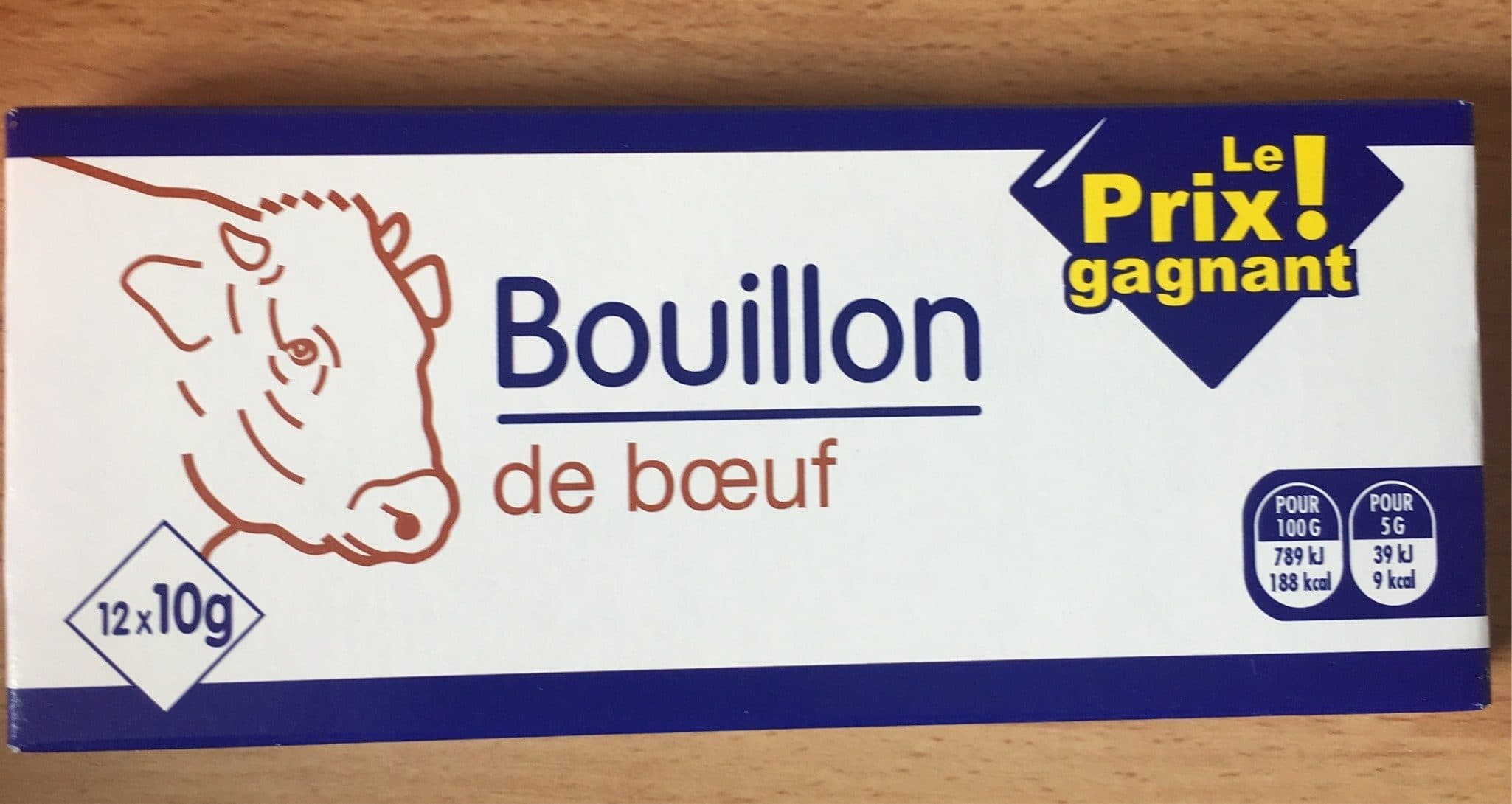 Le Prix Gagnant Bouillon de boeuf packshot
