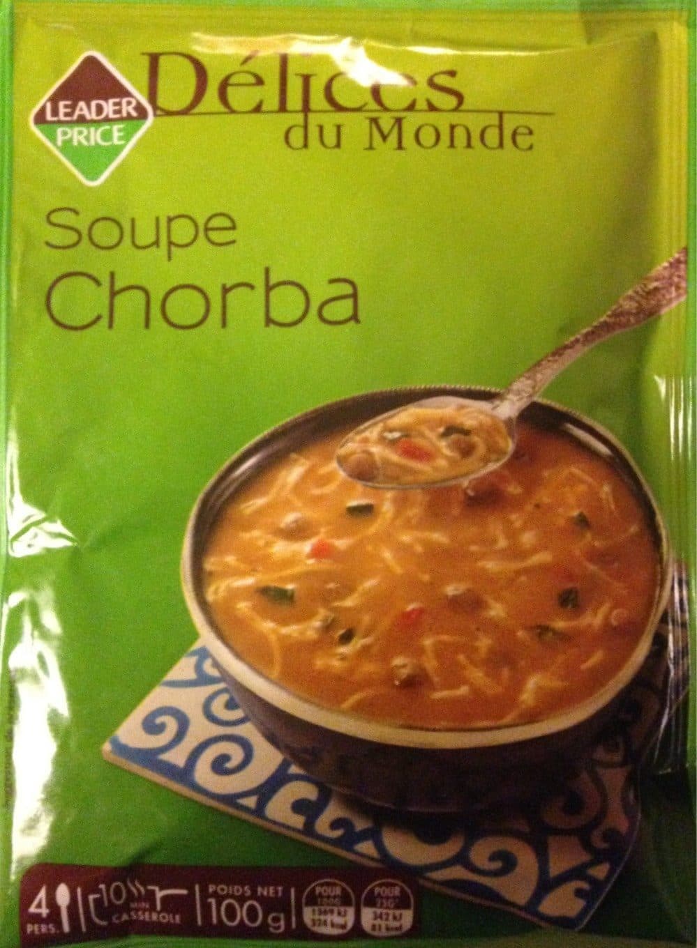 Leader Price Soupe Chorba packshot