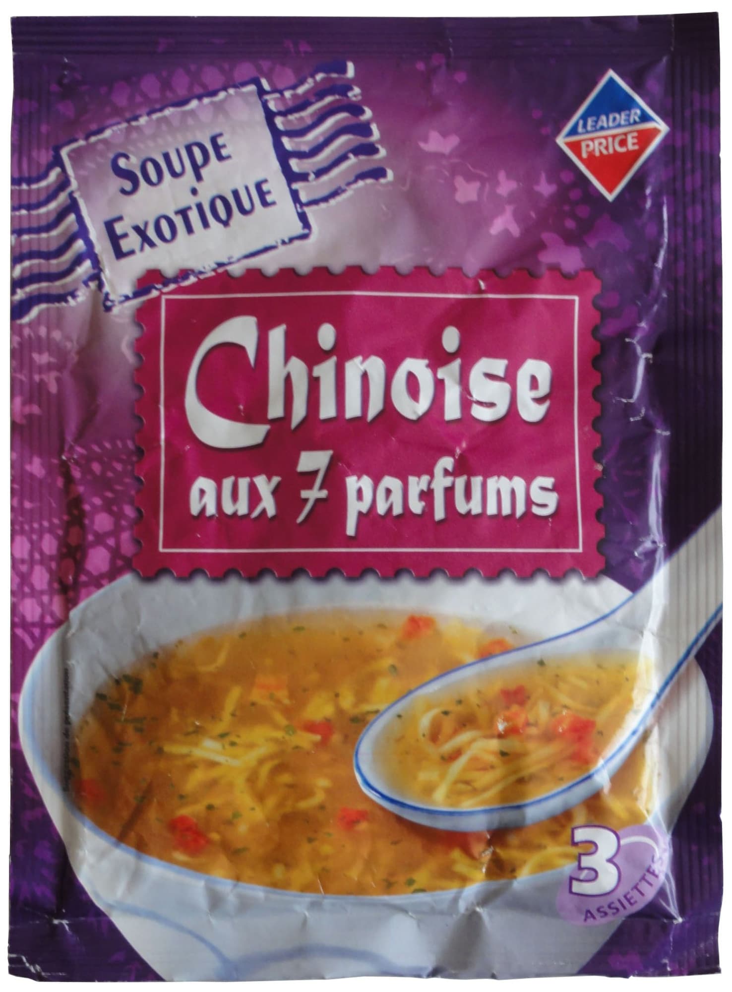 Leader Price Soupe Exotique - Chinoise aux 7 parfums packshot