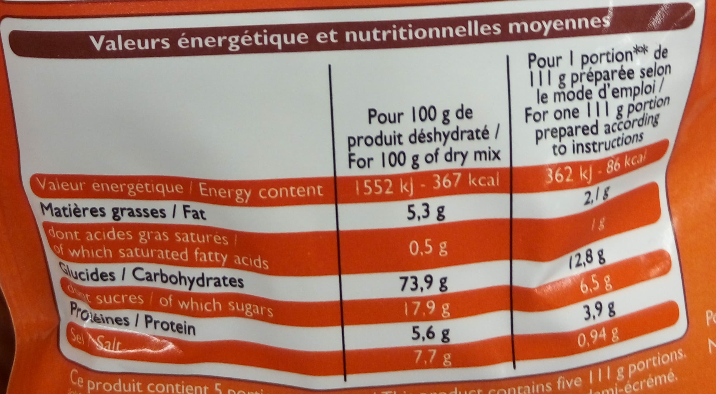 Leader Price Sauce Béchamel packshot