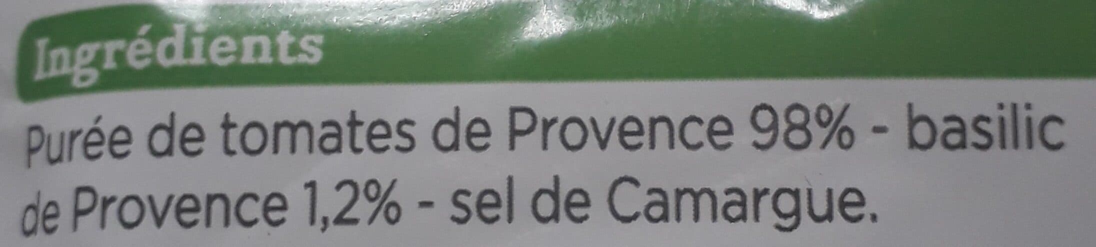Franprix Coulis au basilic packshot