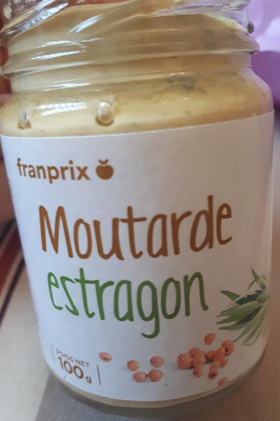 Franprix Moutarde estragon packshot