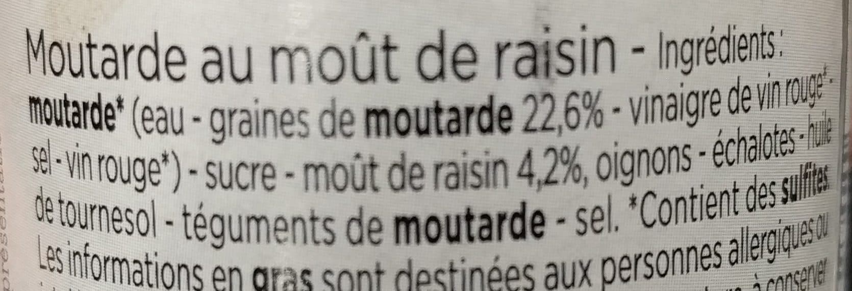Franprix Moutarde moût de raisin packshot