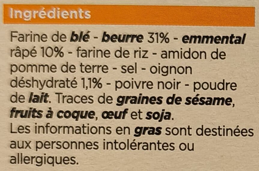 Franprix Triangles emmental - oignon packshot
