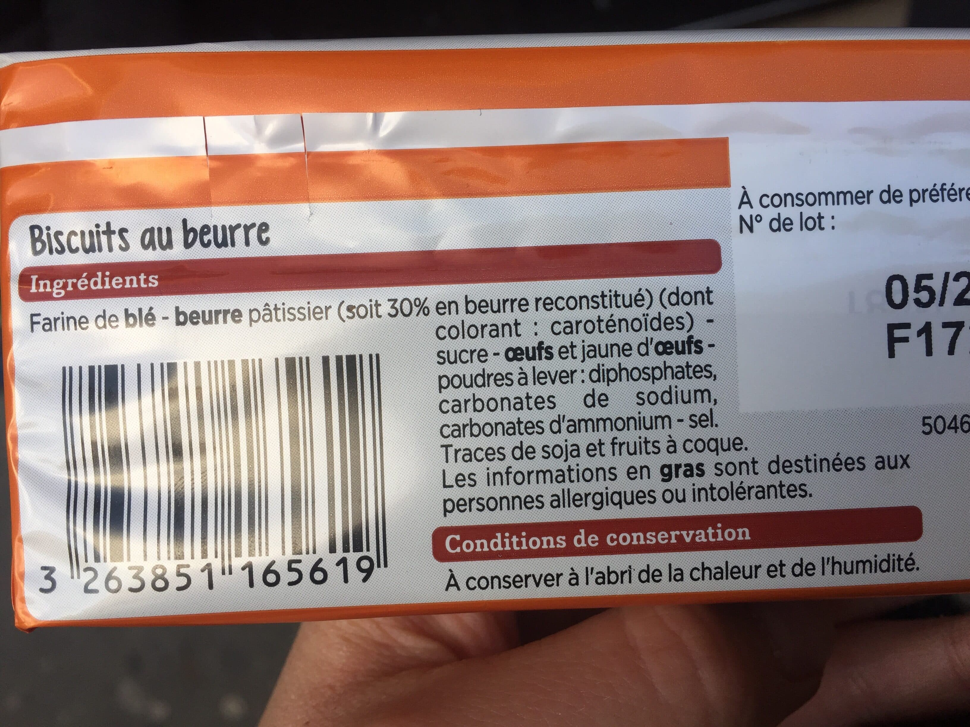 Franprix Palets bretons pur beurre packshot