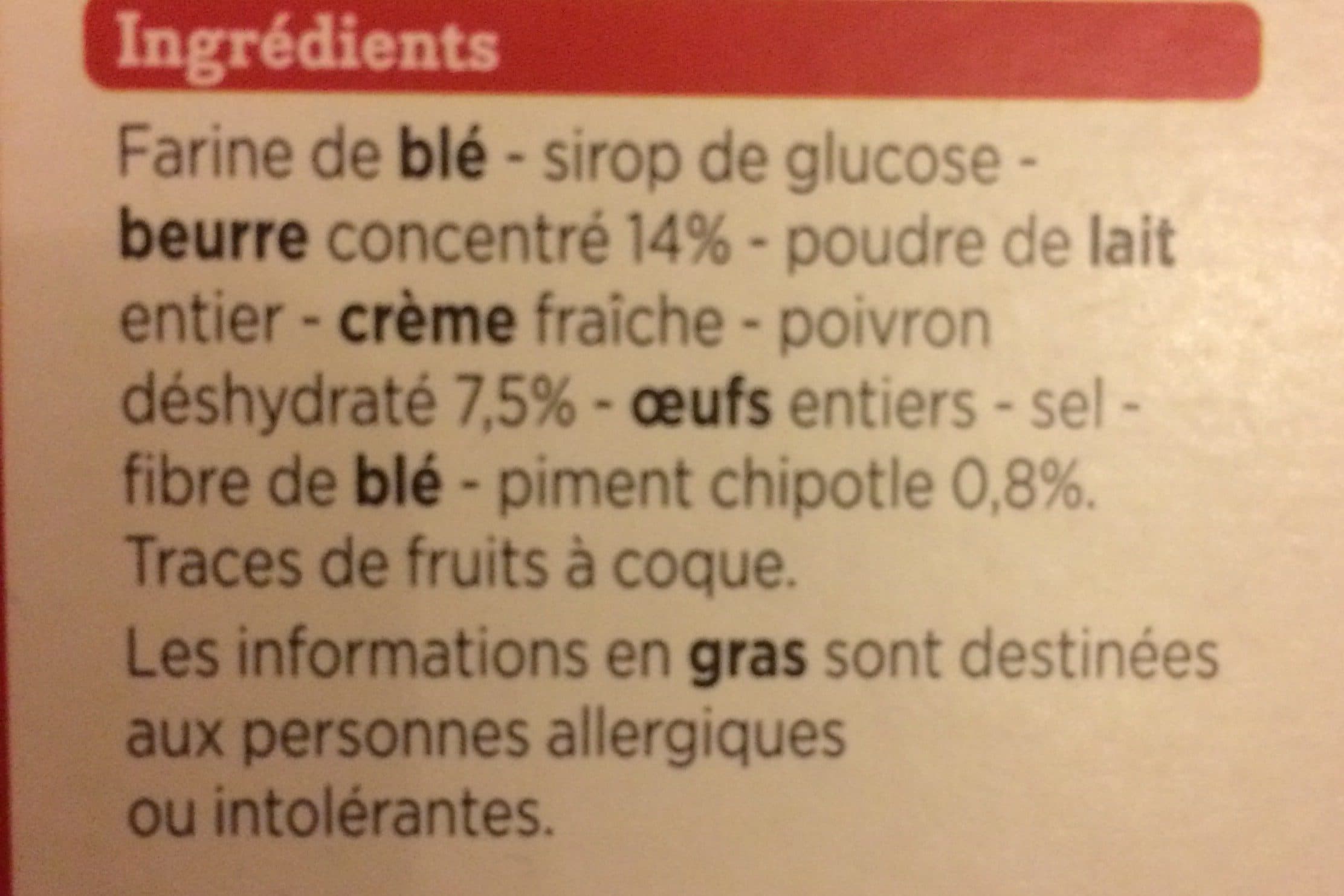 Franprix Gaufrette poivron et piment packshot