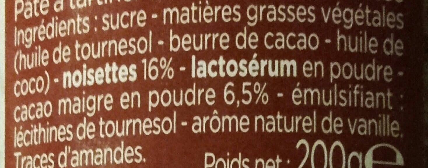 Franprix Pâte à tartiner packshot
