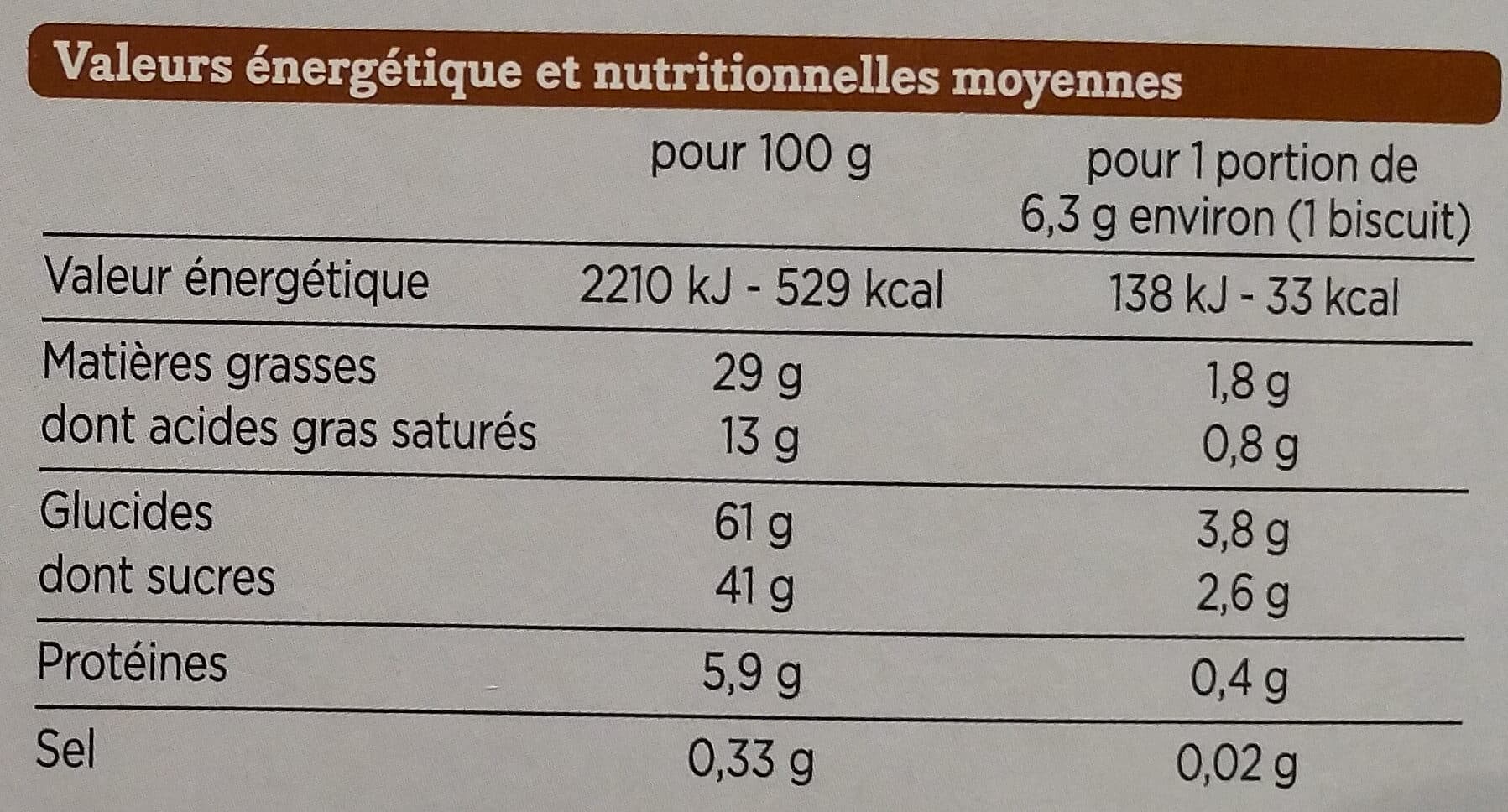 Franprix Biscuits chocolatés aux Noisettes packshot