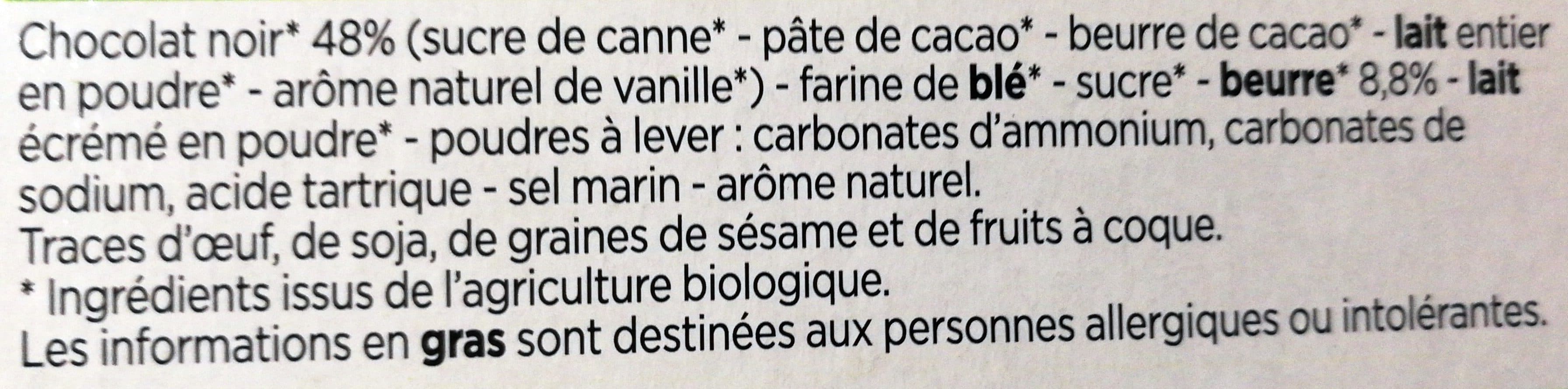 Franprix petit beurre tablette chocolat noir bio packshot