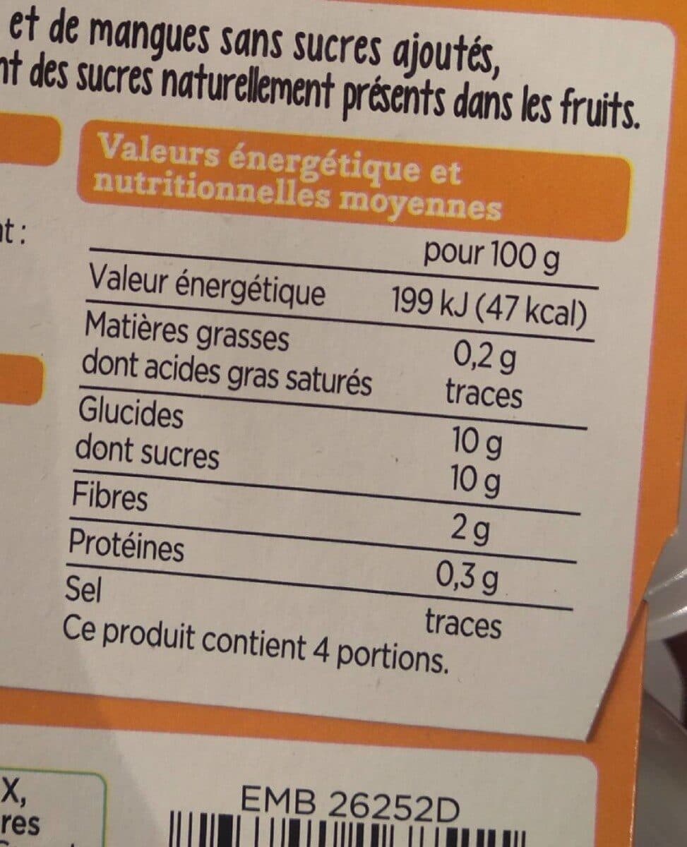 Franprix Compote pomme ananas mangue packshot