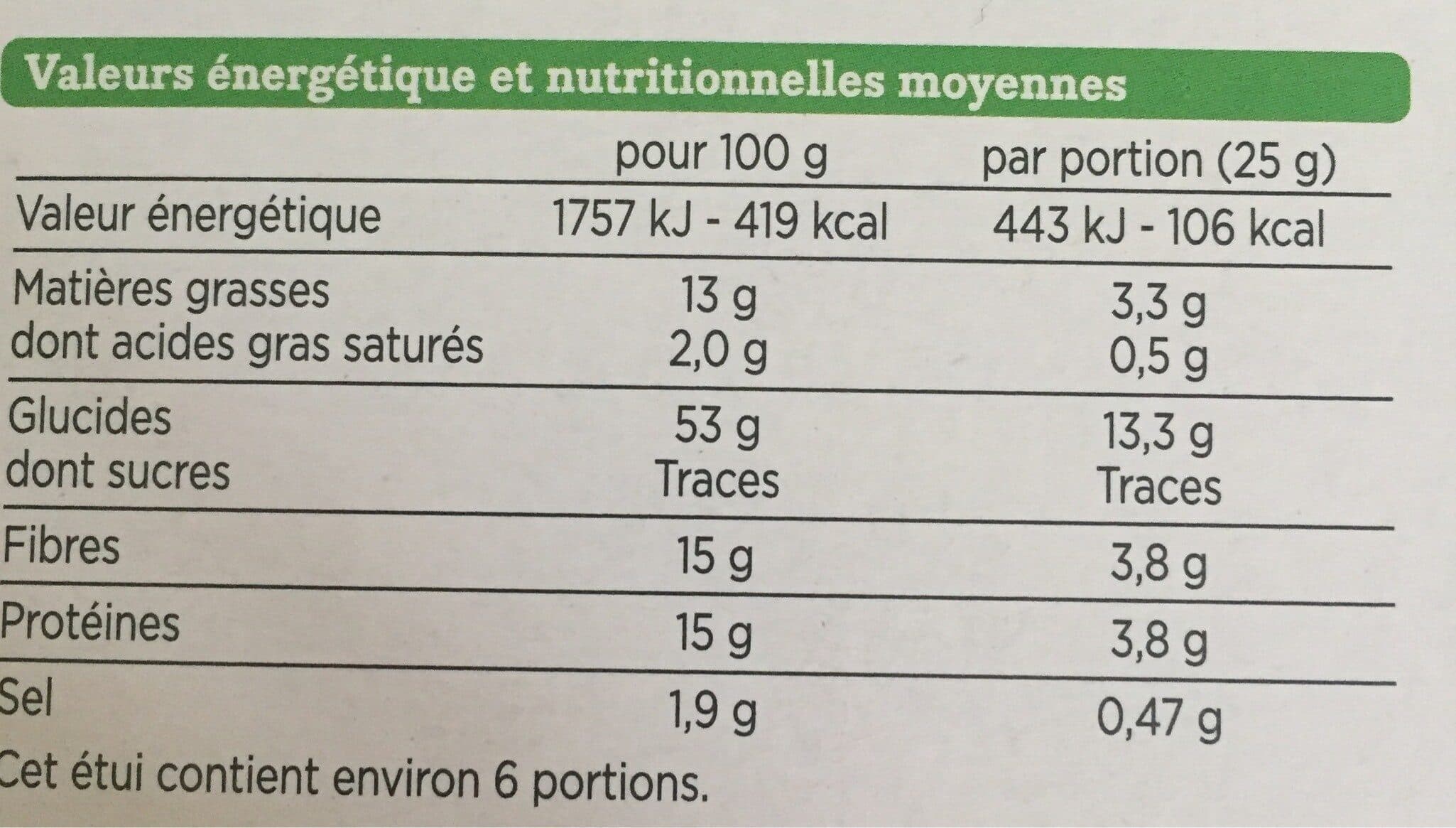 Franprix crackers graines de chia et avoine bio packshot