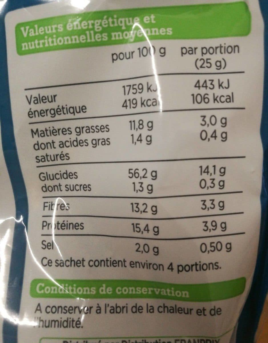 Franprix Mini crackers Amarantes et chia packshot