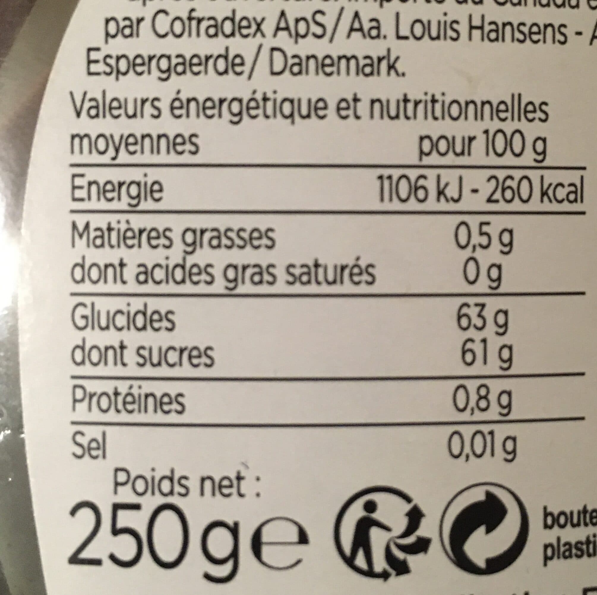 Franprix Pur sirop d’érable packshot