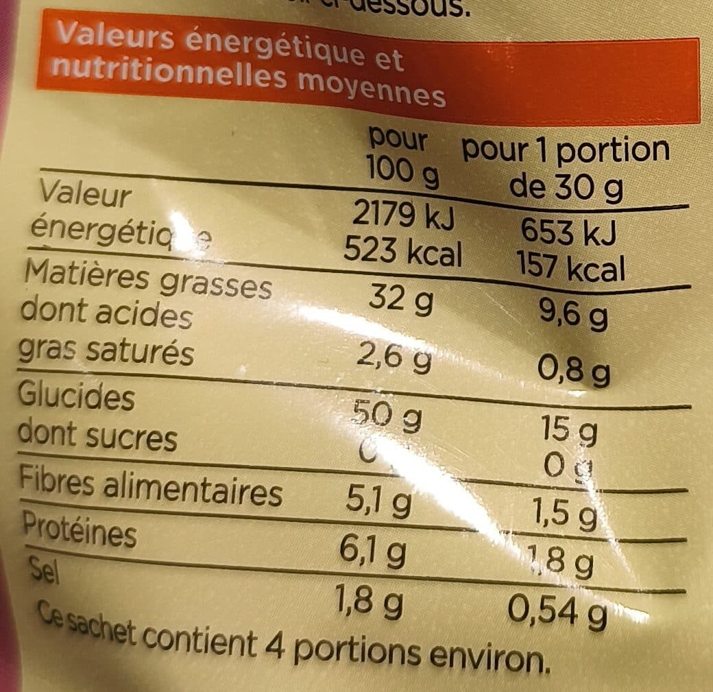 Franprix Chips saveur vinaigre packshot