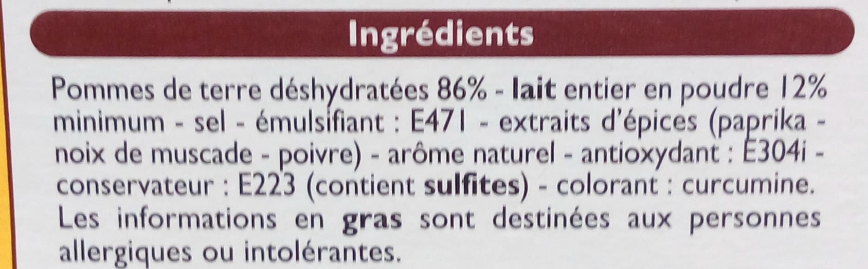 Leader Price Purée saveur packshot