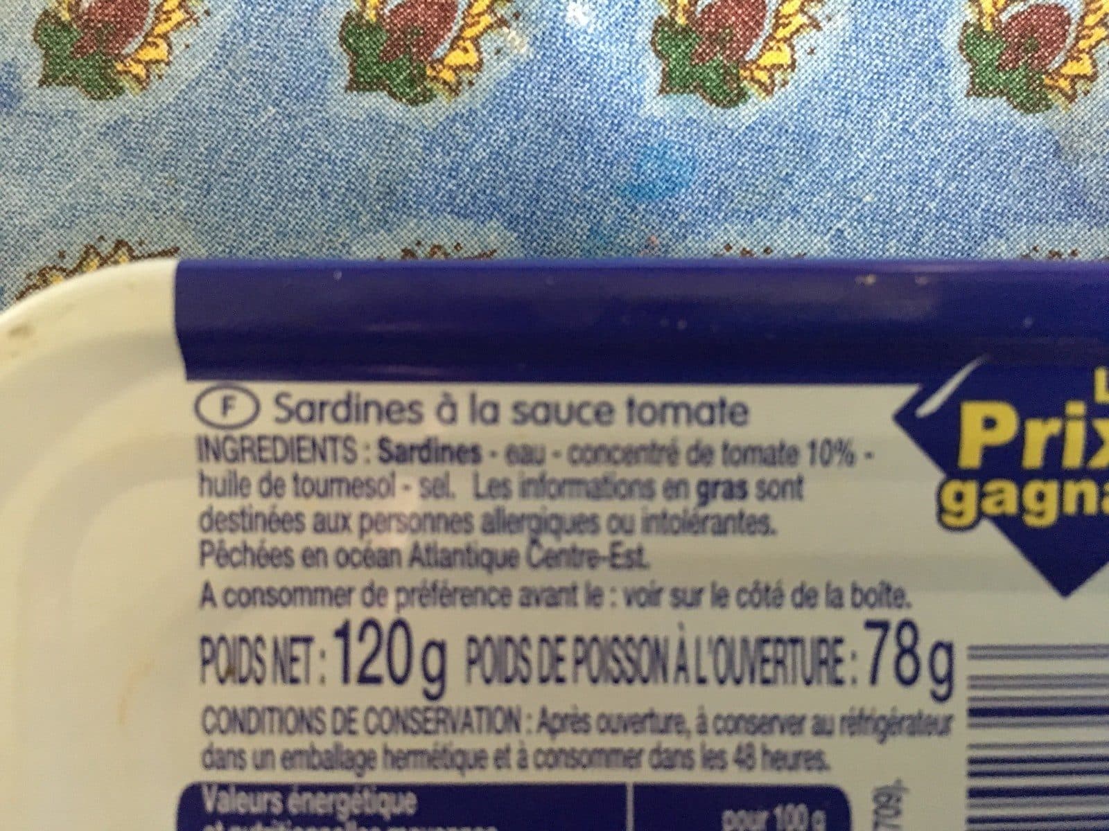 Le Prix Gagnant ! Sardines à la Sauce Tomate packshot