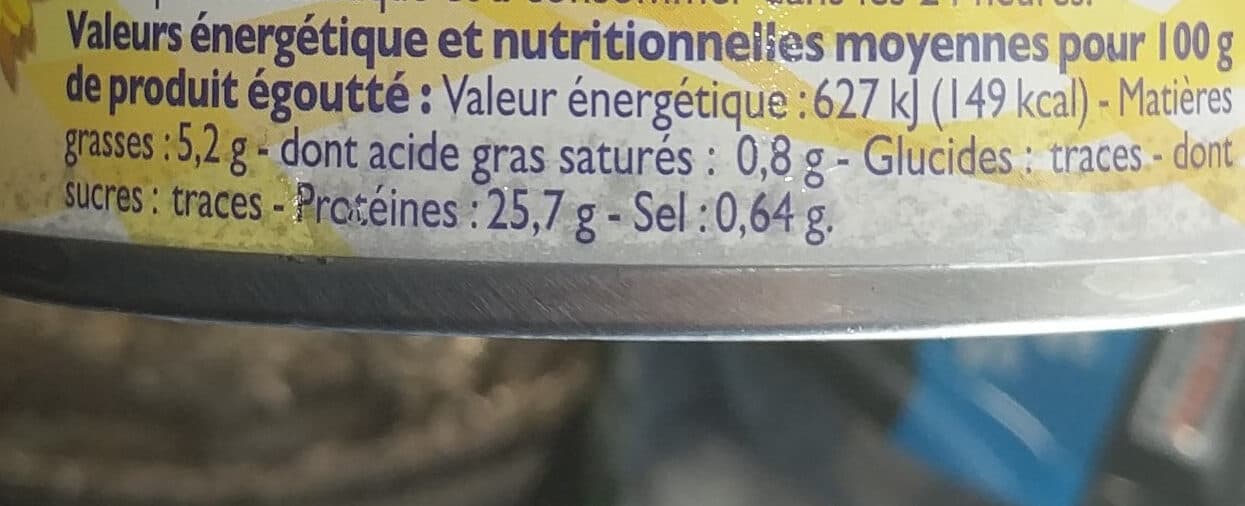 Leader Price Thon Entier à L'huile De Tournesol packshot