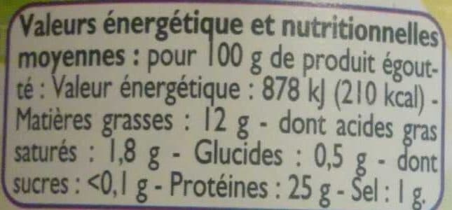 Leader Price Thon Albarore à l'huile d'olive vierge extra packshot