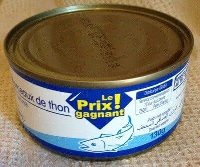 Le prix gagnant Morceaux de thon au naturel packshot