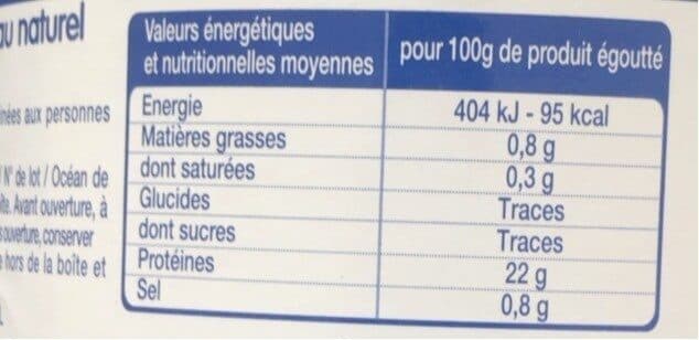 LE PRIX GAGNANT ! Morceaux de thon au naturel packshot