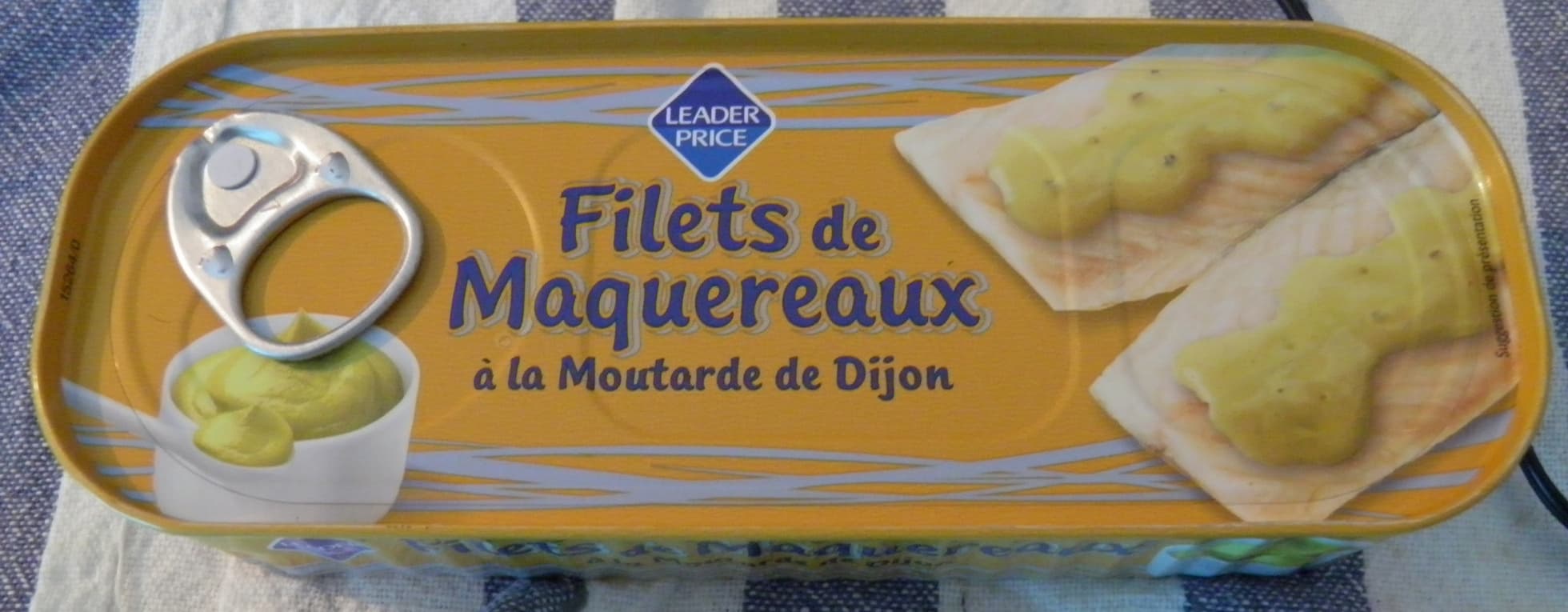 Leader Price Filets de Maquereaux (à la Moutarde de Dijon) packshot