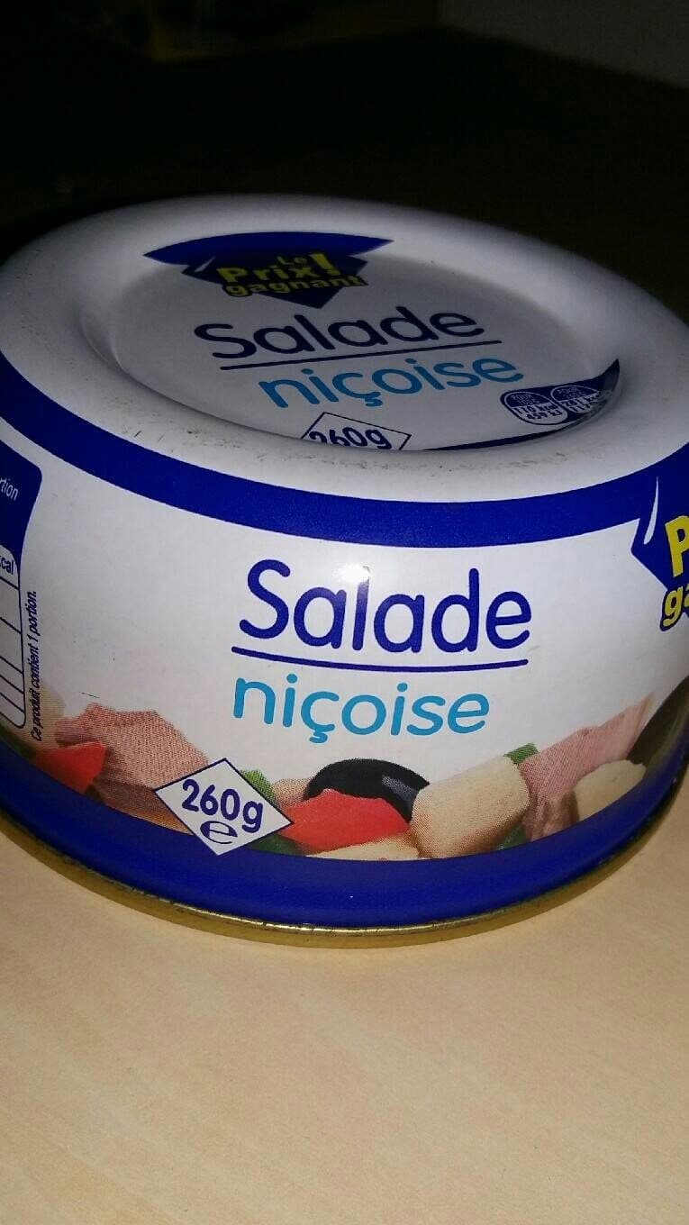 Leader Price Salade nicoise thon 260g LPG packshot