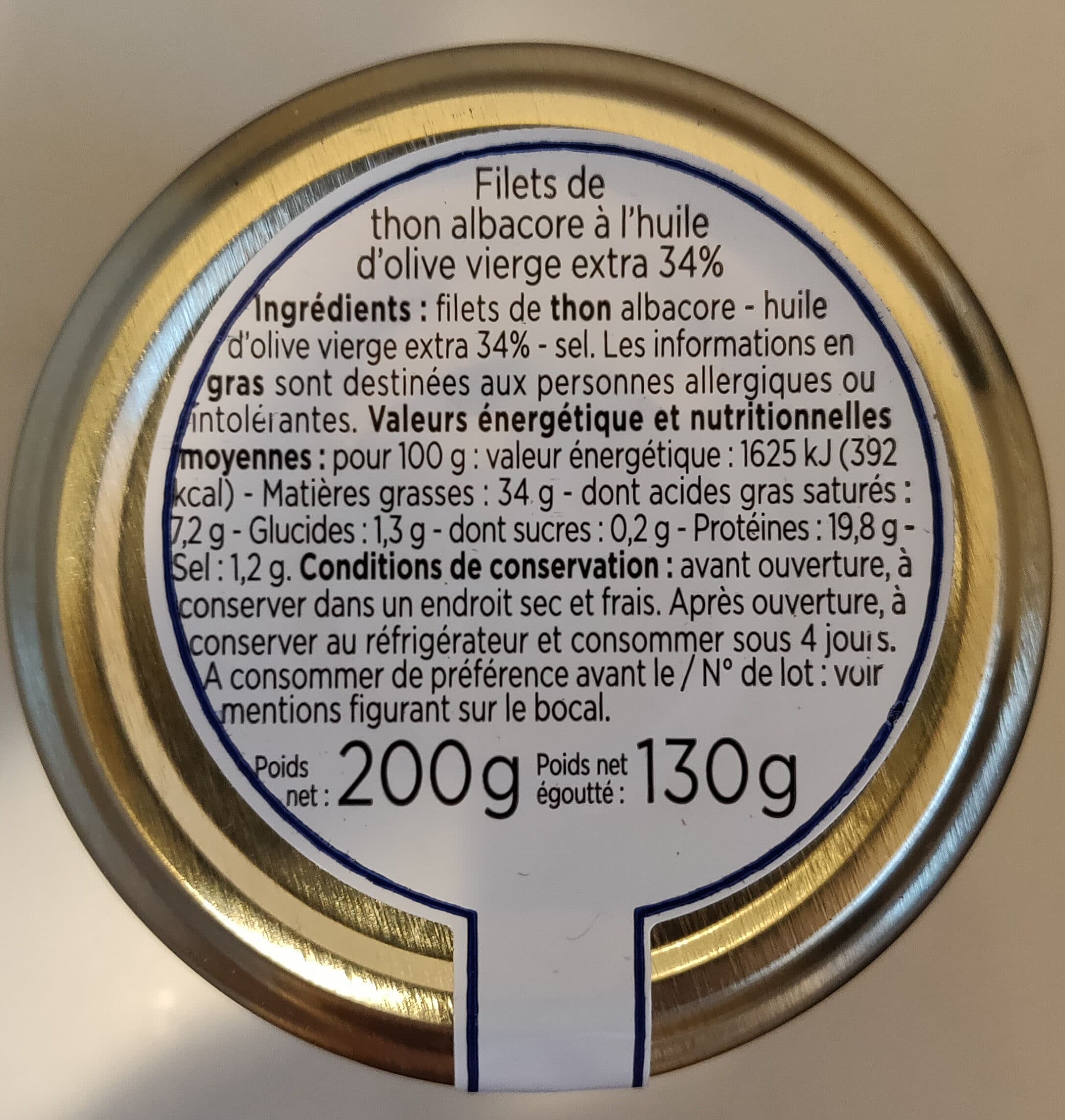 Franprix Filets de thon à l'huile d'olive packshot