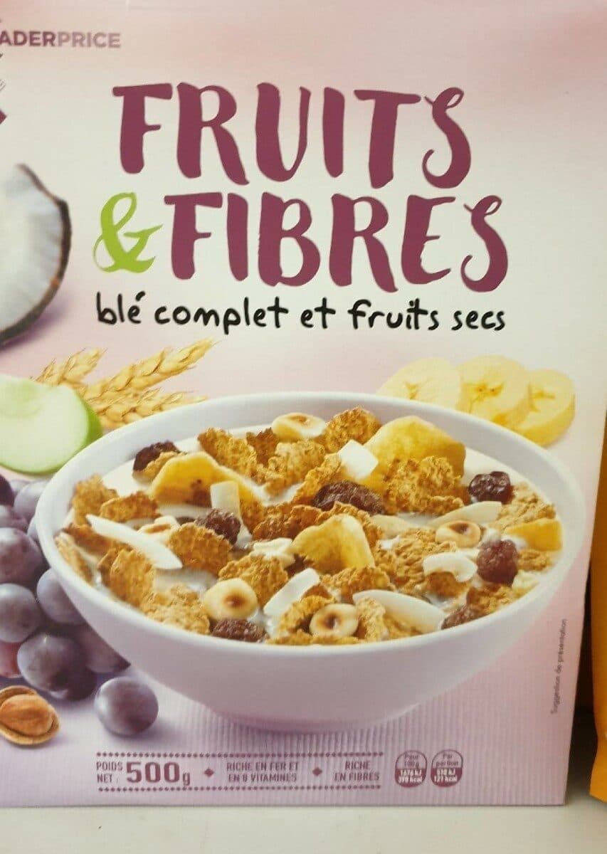Leader Price Fruits & fibres packshot