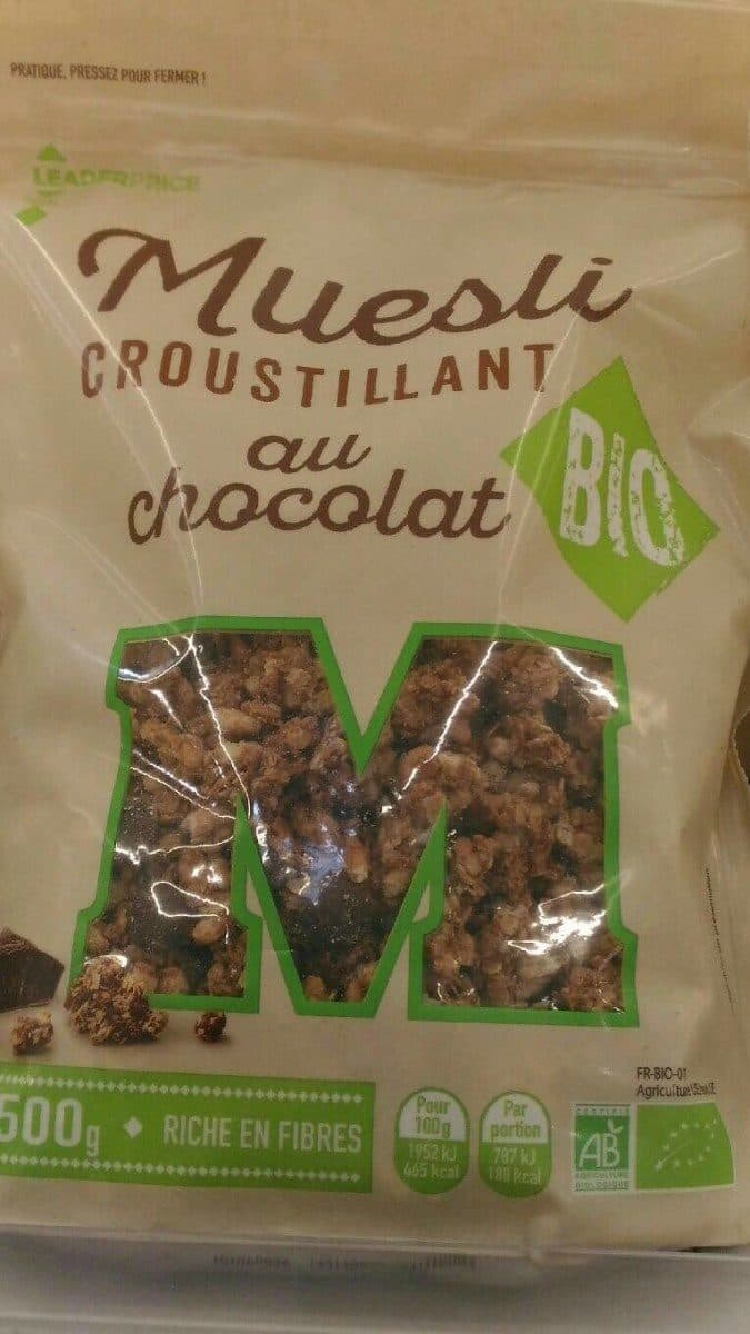 Leader Price Muesli croustillant au chocolat packshot