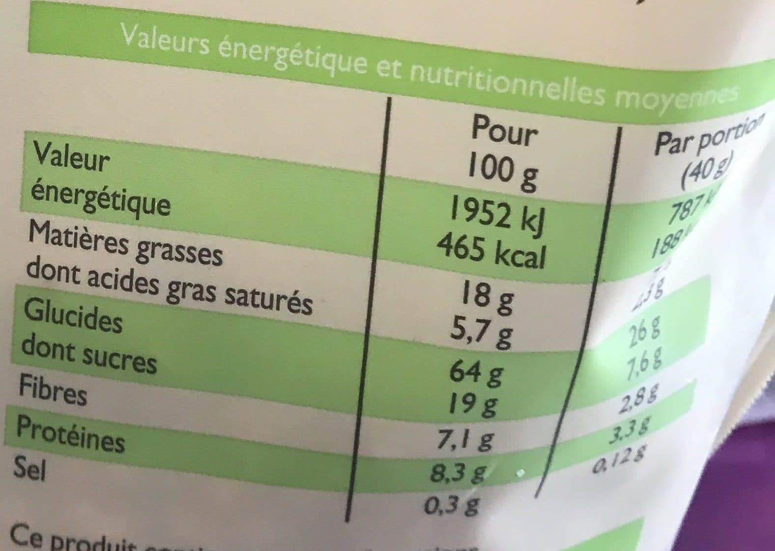 Leader Price Muesli croustillant au chocolat packshot