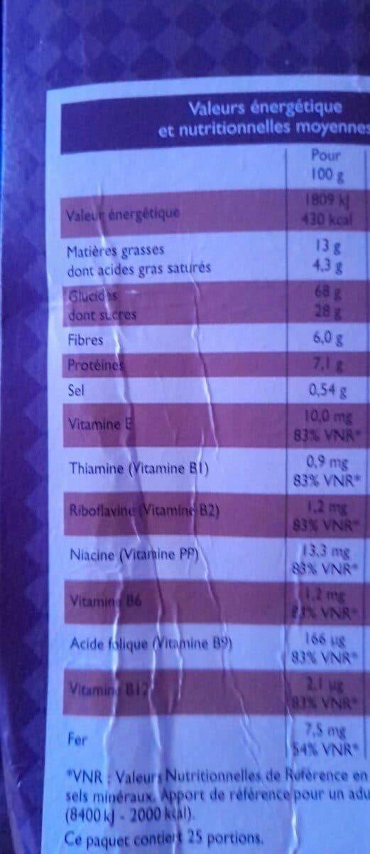 Leader Price Topcao Céréales chocolatées fourrage chocolat packshot