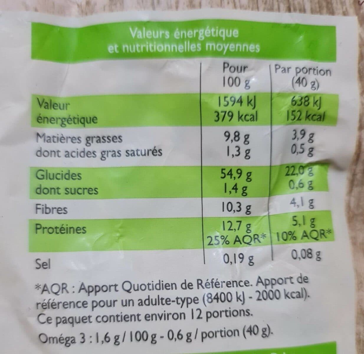 Leader Price Muesli floconneux nature aux graines packshot