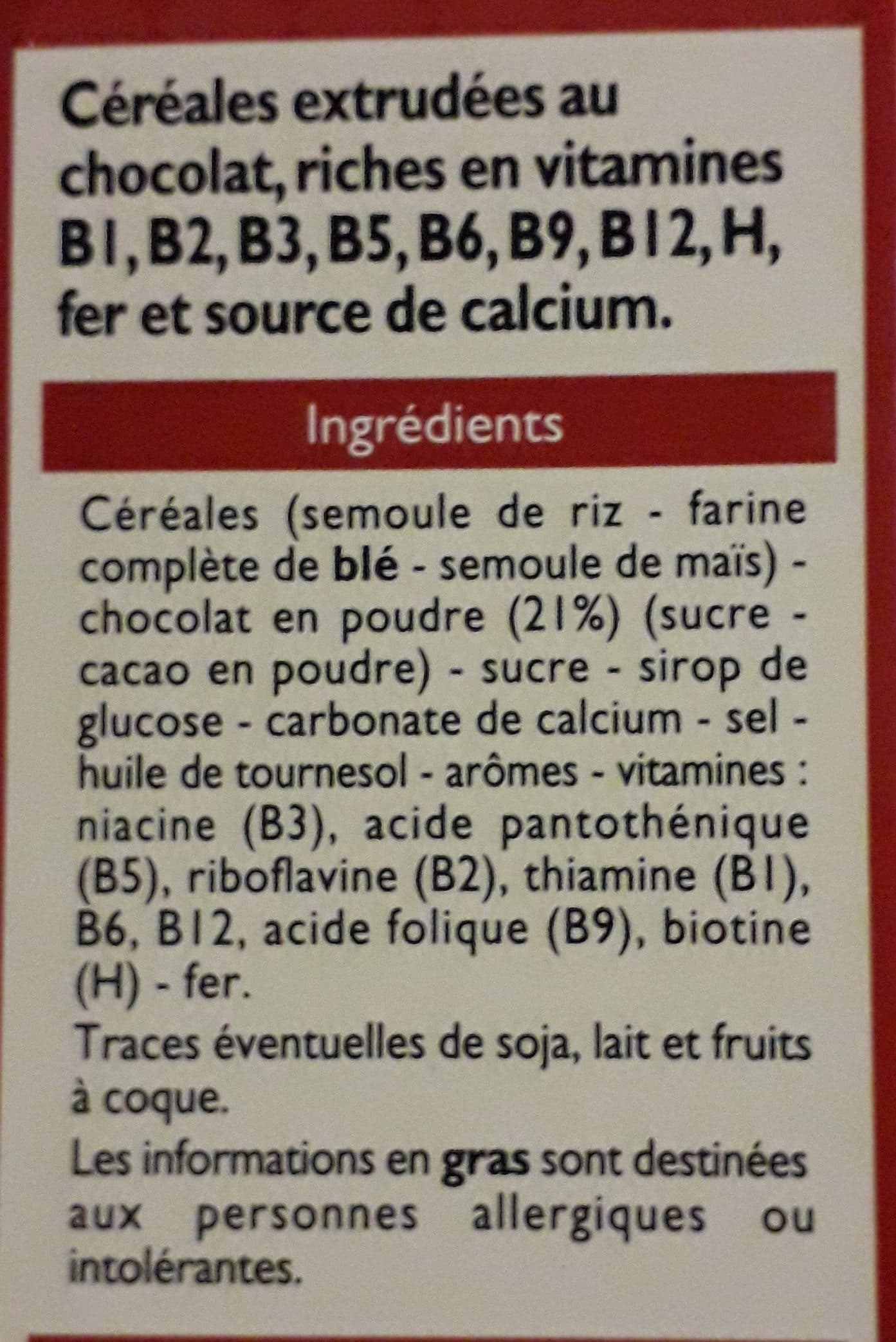 Leader Price Céréales croustillantes au chocolat packshot