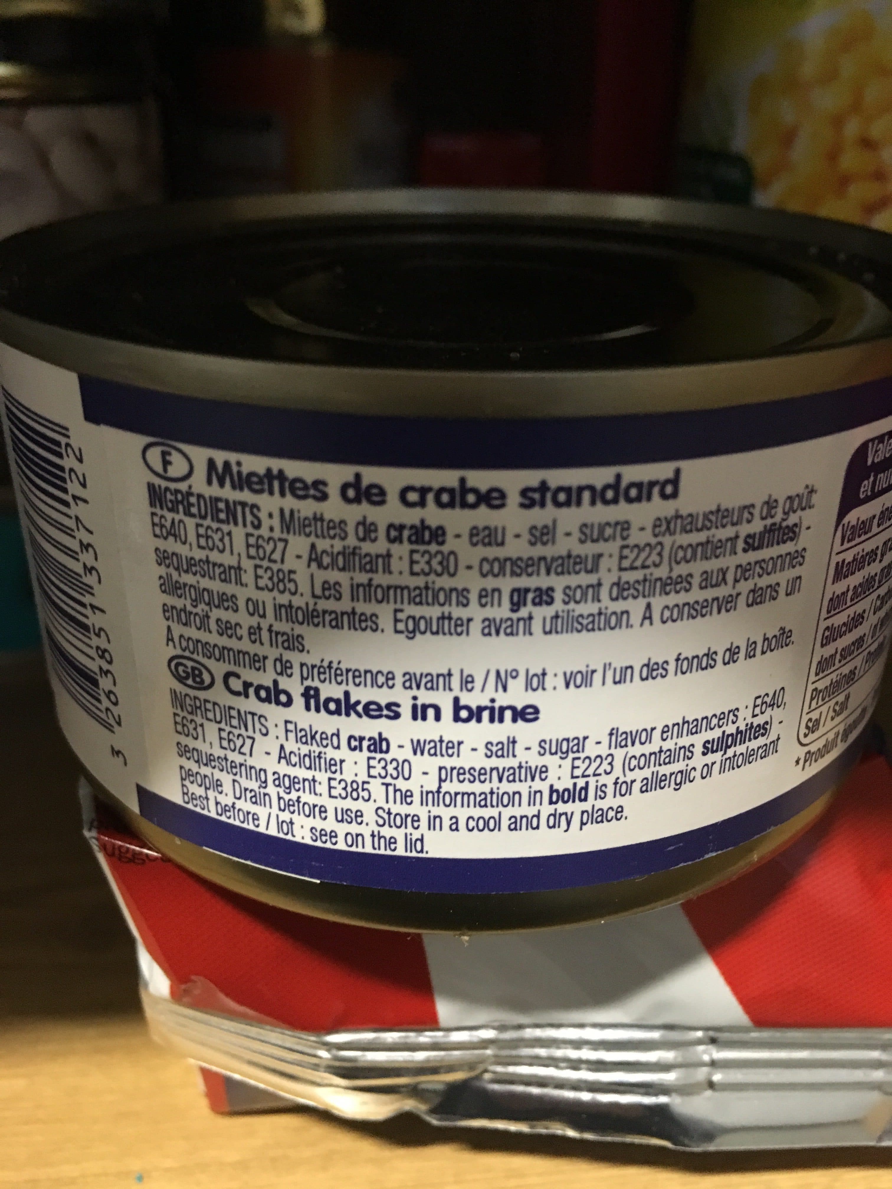 Leader Price Miettes de Crabe packshot