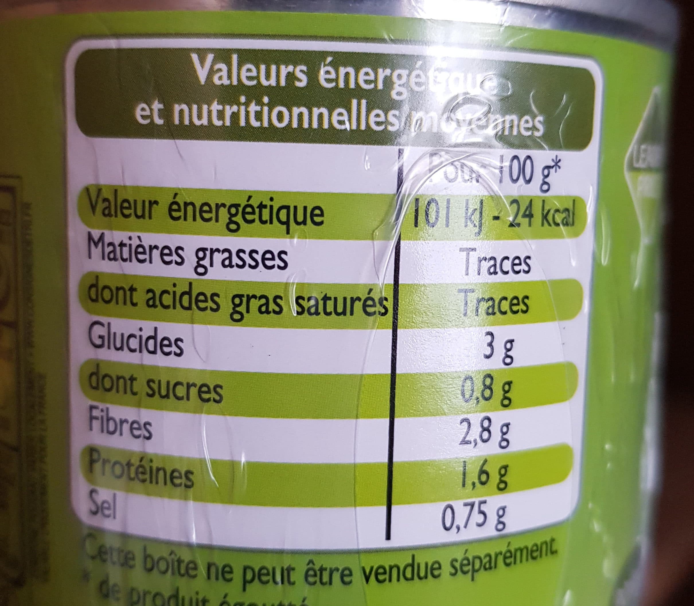 Leader Price Haricots verts très fins coupés packshot
