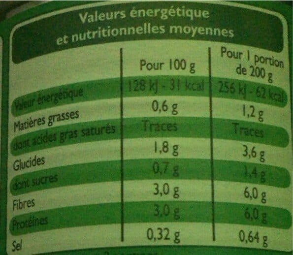 Leader Price Épinards hachés packshot