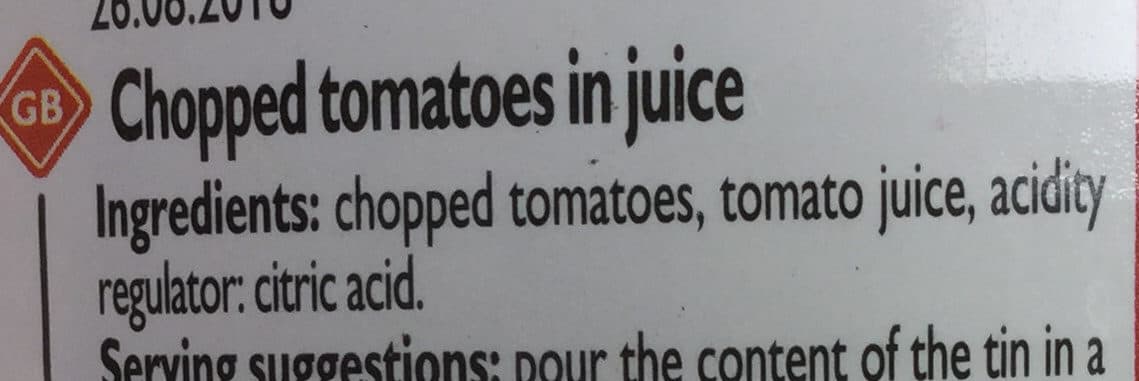 Leader Price Tomates Concassées au Jus packshot