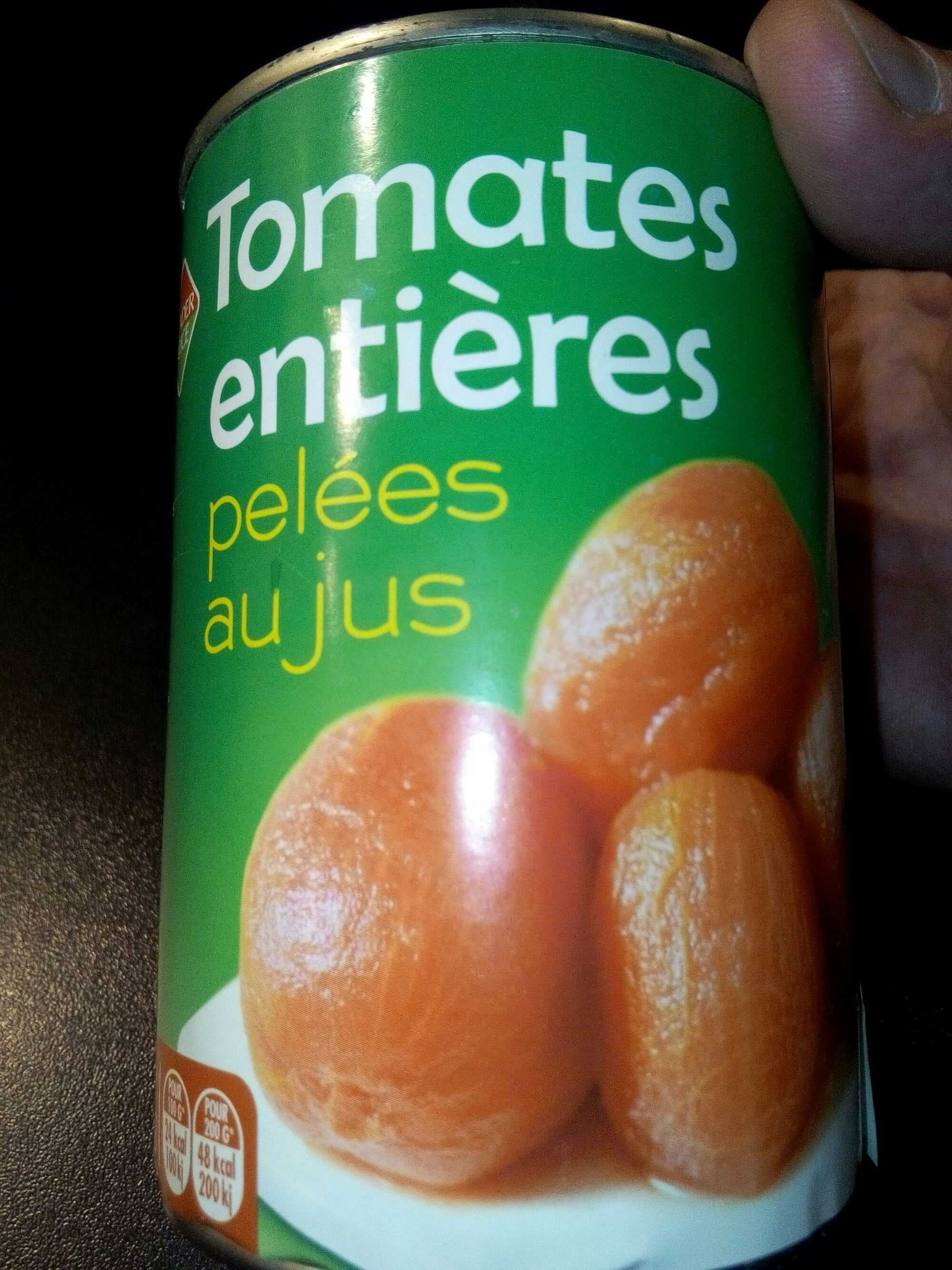 Leader Price Tomates entières pelées au jus packshot