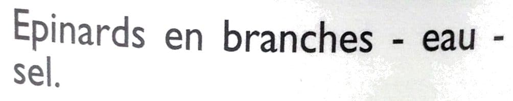 Leader Price épinards en branches packshot