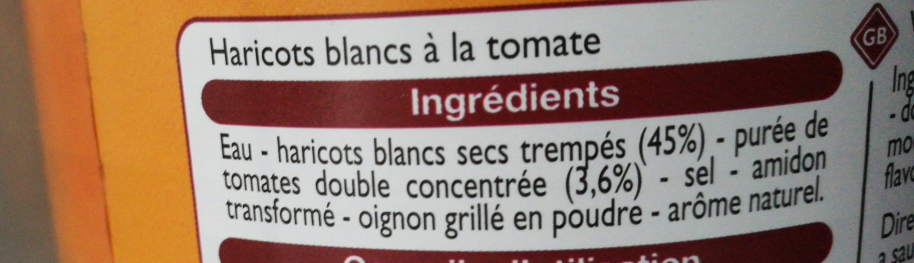 Leader Price Haricots blancs à la tomate packshot
