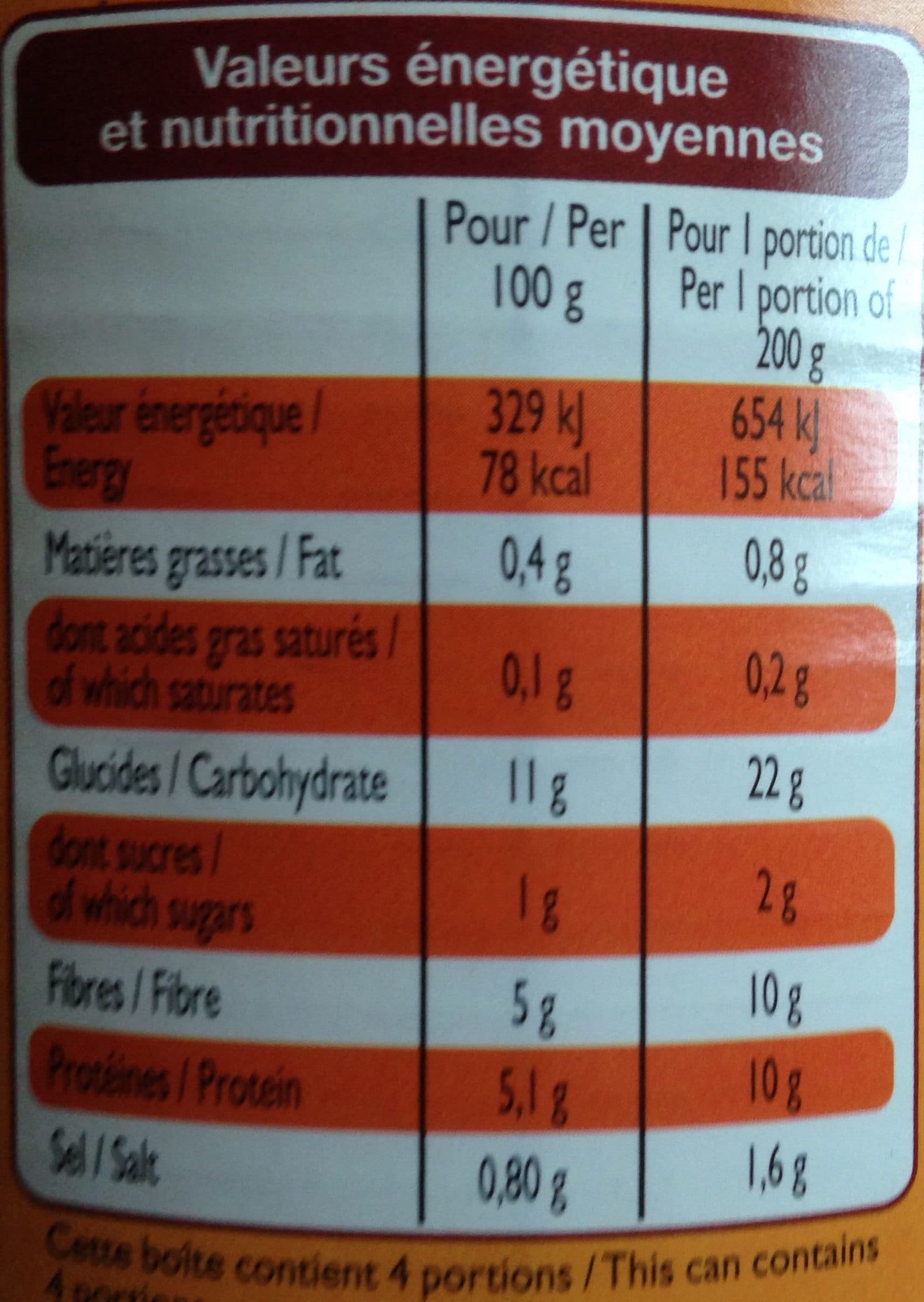 Leader Price Haricots blancs à la tomate packshot