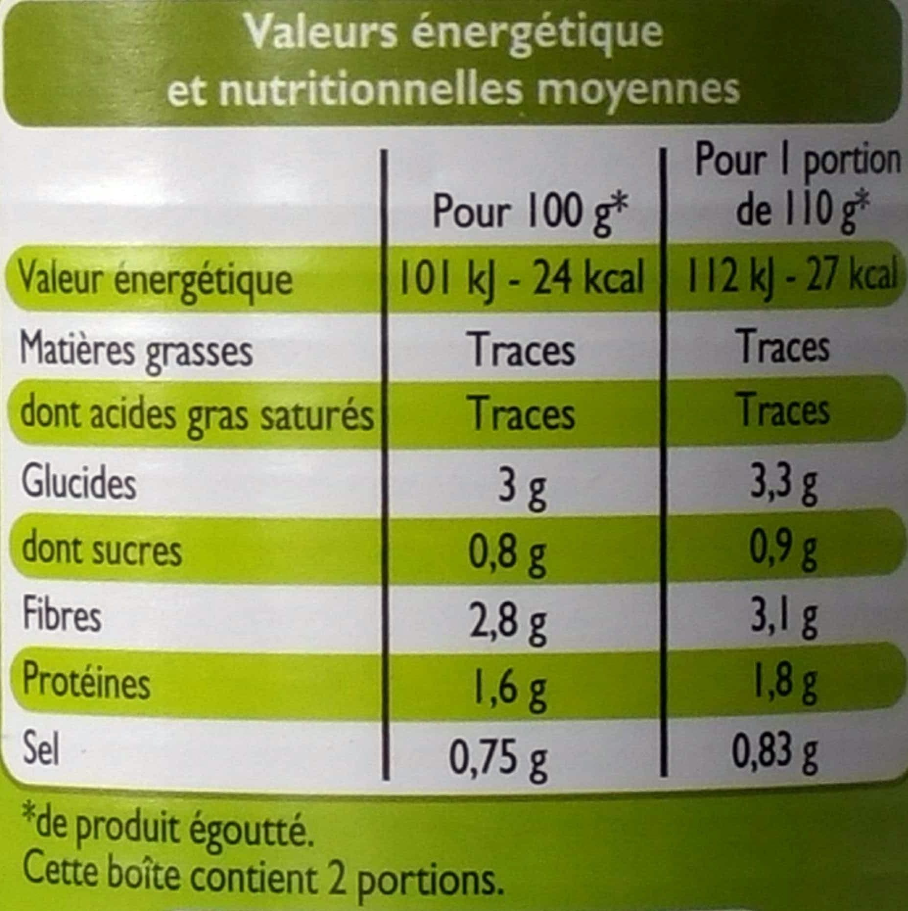 Leader Price Haricots verts très fins packshot