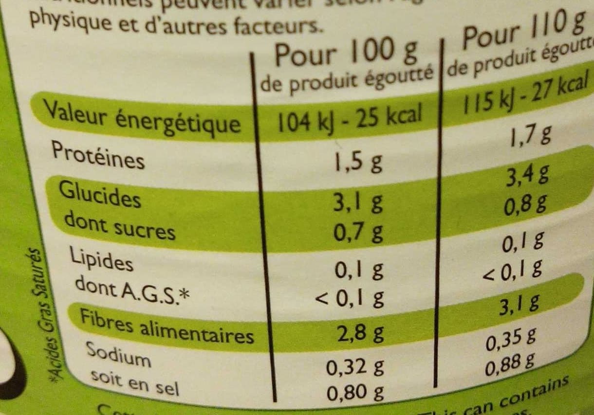 Leader Price Haricots verts très fins packshot