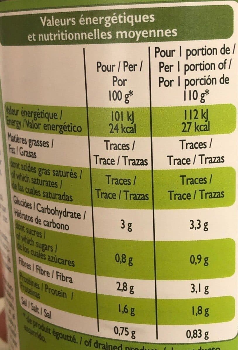 Leader Price Haricots verts extra fins packshot