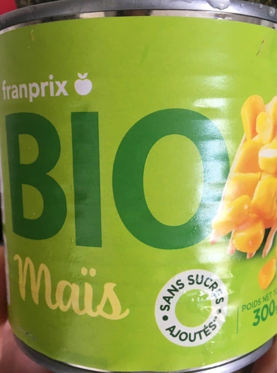 Franprix Franprix maïs doux en grains bio packshot