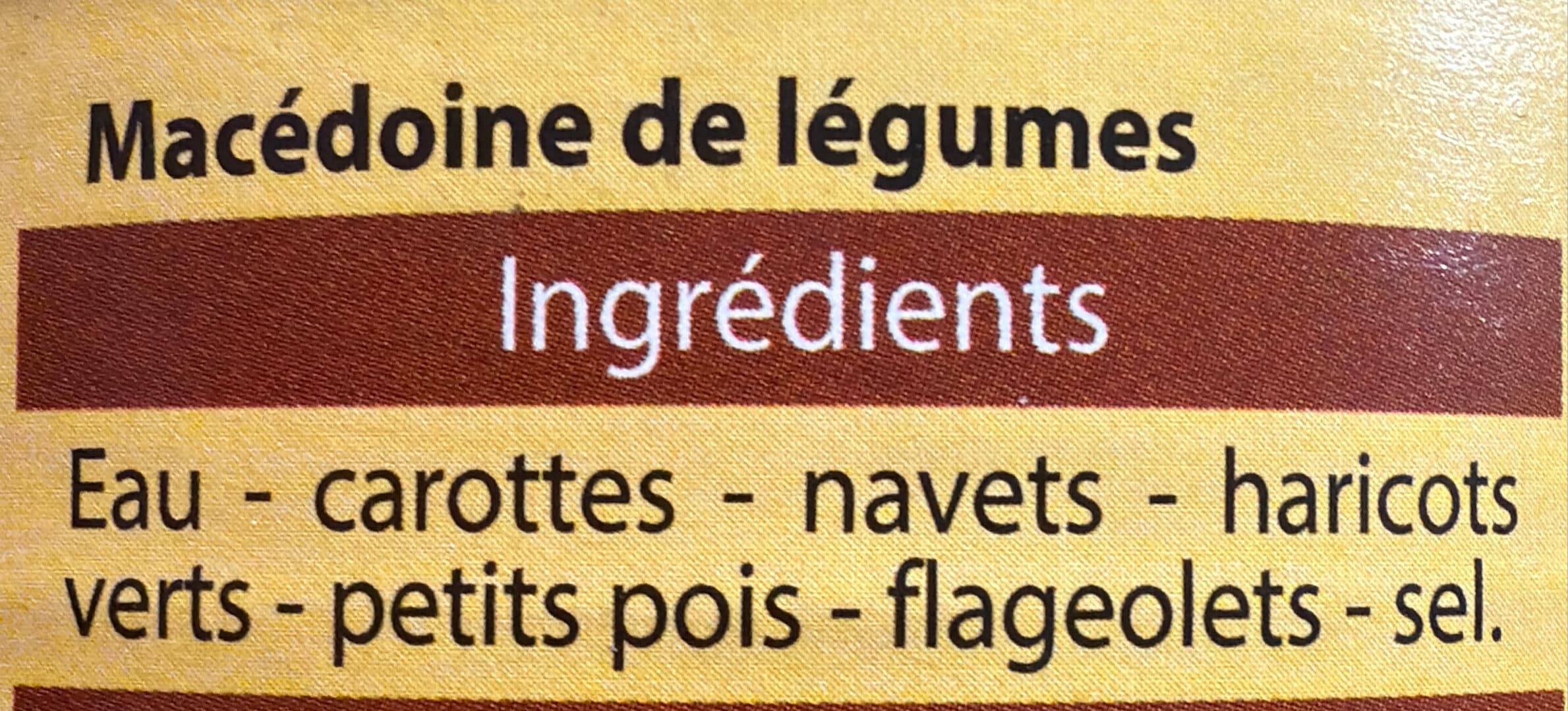 Leader Price Macédoine de Légumes packshot
