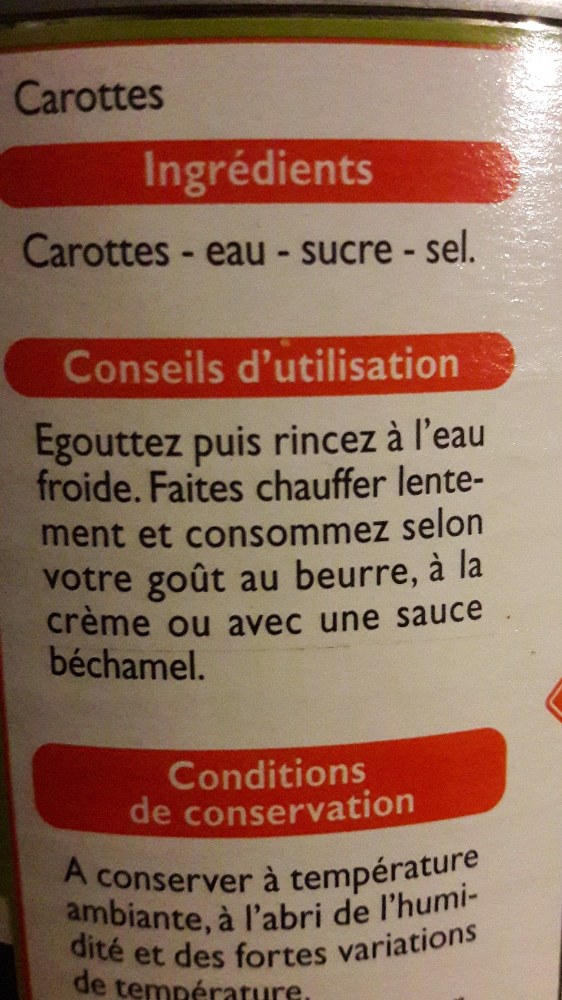 Leader Price Carotte packshot