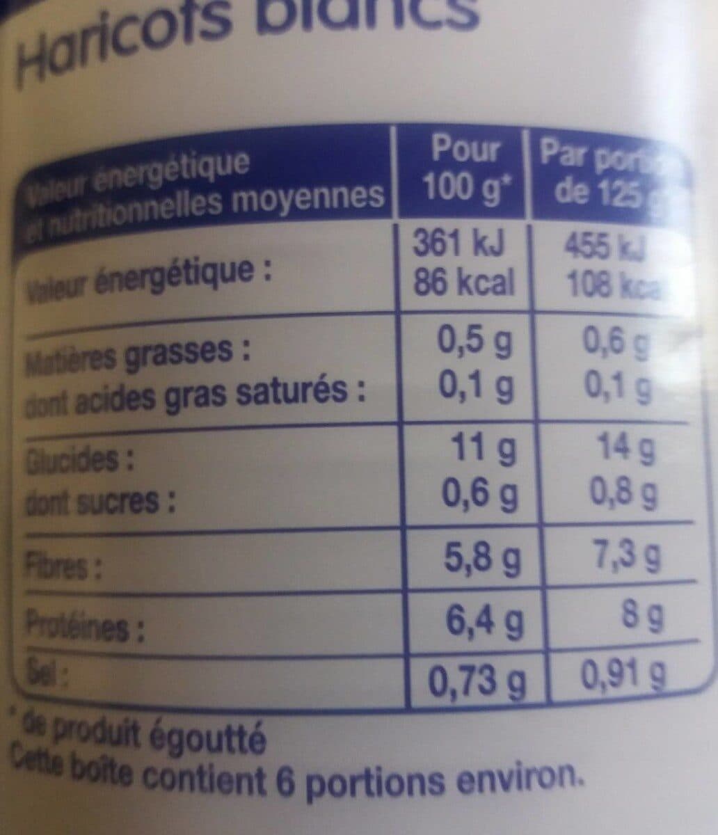 Open Food Facts Haricots Blancs packshot