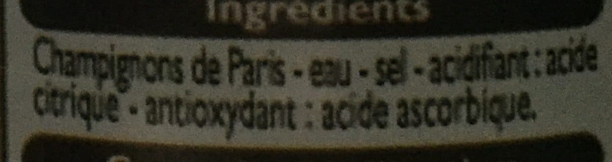 Leader Price Champignons de Paris pieds et morceaux packshot